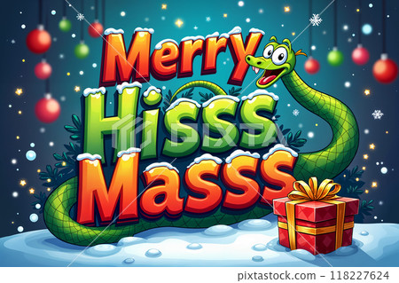 Colorful holiday greeting card. 118227624
