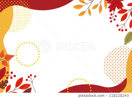 Autumn frame full of fallen leaves background 1 of 38 Autumn frame full of fallen leaves background 1 of 38 118228243