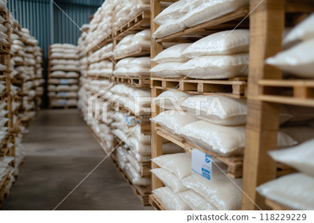 Rice, new rice, white rice warehouse Rice, new rice, white rice warehouse 118229229