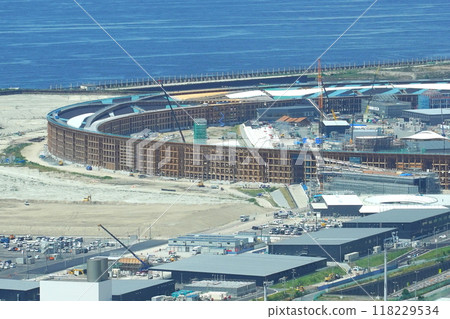 Wooden ring at the Expo site 118229534