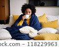 Cozy Morning Coffee Moment Generated by AI 118229963