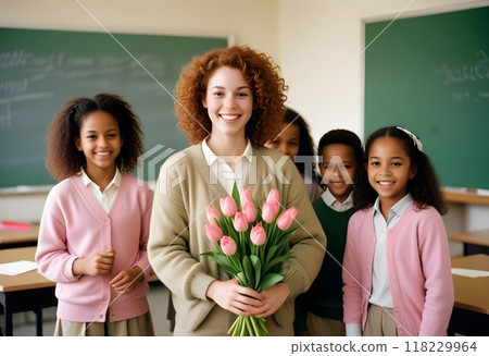 Classroom Appreciation Moment Generated by AI 118229964