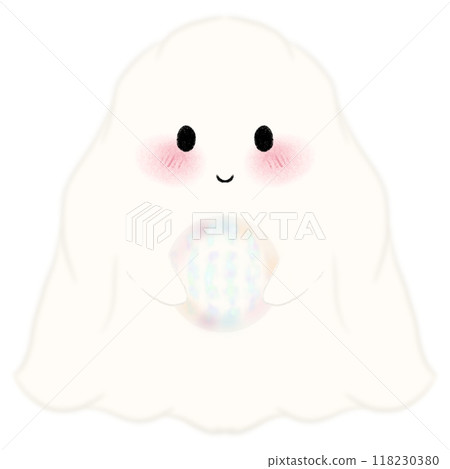 A little ghost holding an invisible crystal ball, Adorable Halloween Ghost Clipart Collection Cute Spooky Ghosts with Fun Props, Perfect for Crafts A little ghost holding an invisible crystal ball, Adorable Halloween Ghost Clipart Collection Cute Spooky Ghosts with Fun Props, Perfect for Crafts 118230380
