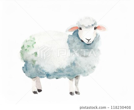 羊畫水彩 羊畫水彩 118230408