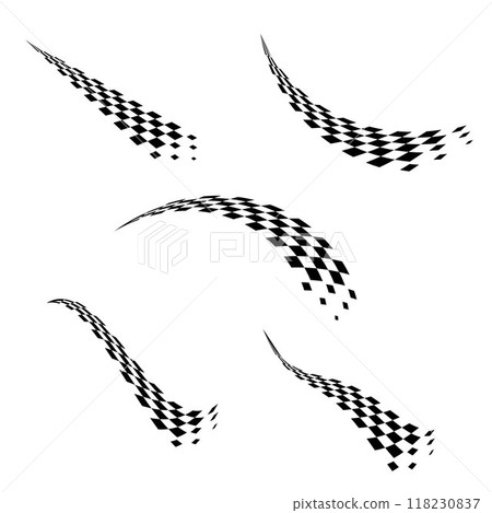 Perspective checkered patterns 118230837