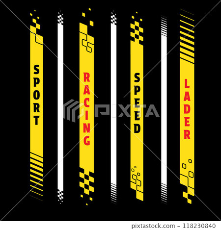 Sport checkered vertical pattern lines 118230840