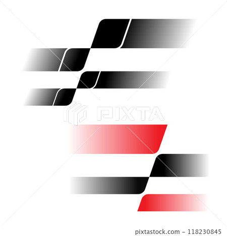 Sport racing gradient decals 118230845