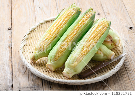 Harvested corn Harvested corn 118231751