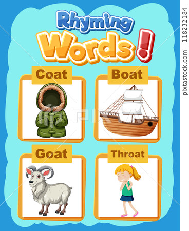 Rhyming Words for Kids 118232184
