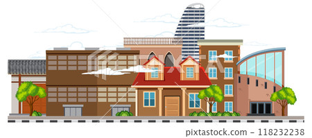 Modern Urban Building Landscape 118232238