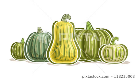 Vector Kabocha Logo Vector Kabocha Logo 118233008