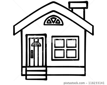 有煙囪的房子插畫素材 有煙囪的房子插畫素材 118233141