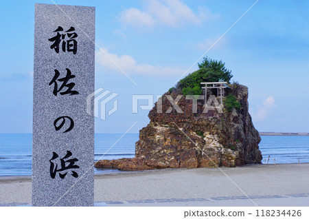 出雲大社的稻佐海灘 118234426