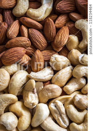 Nuts on the table 118234464
