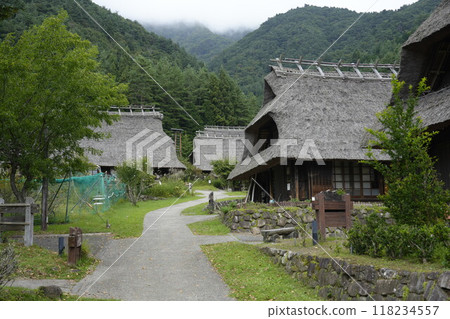 拍攝於山梨縣西湖 Iyashinosato Nemba 的一座古老民宅。 118234557