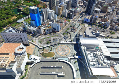 [Kagawa Prefecture] JR Takamatsu Station Square on a clear day 118235066