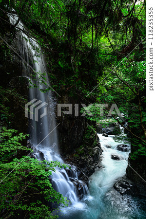 瀑布風景 築地峽 觀音瀑布 118235356