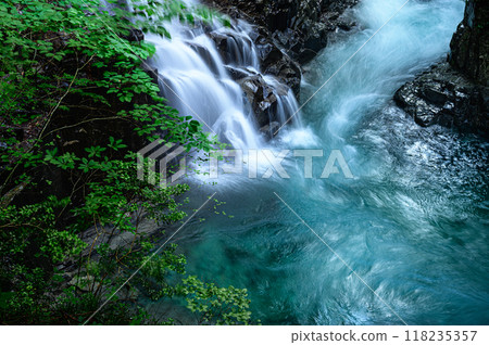 瀑布風景 築地峽 觀音瀑布 118235357