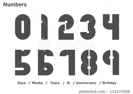 0 到 9 的數字組合 118235806