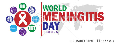 World Meningitis Day Vector illustration 118236505