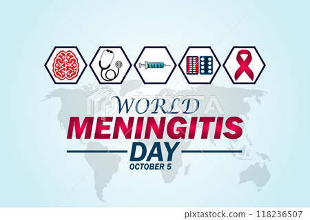 World Meningitis Day Vector illustration World Meningitis Day Vector illustration 118236507