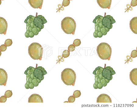 Seamless patterns tanghulu hand drawn Sugarcoat street food Asian fruit viral dessert. Seamless patterns tanghulu hand drawn Sugarcoat street food Asian fruit viral dessert. 118237090