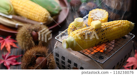 秋香烤玉米 118238076