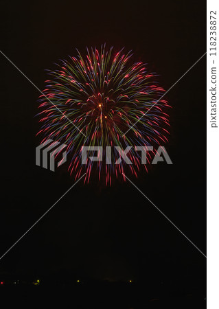 Fireworks coloring summer night sky Fireworks coloring summer night sky 118238872