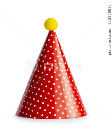 Party hat on white background Party hat on white background 118238953