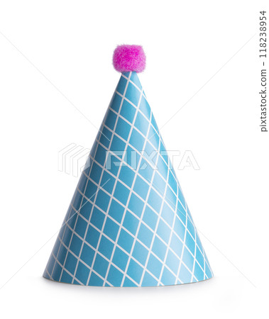 Party hat on white background Party hat on white background 118238954