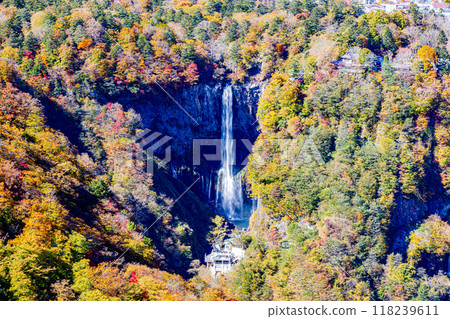 A spectacular autumn view from Akechidaira in Oku-Nikko, Tochigi Prefecture A spectacular autumn view from Akechidaira in Oku-Nikko, Tochigi Prefecture 118239611