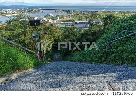 Coastal scenery seen from Ishinomaki Hiyoriyama Park Coastal scenery seen from Ishinomaki Hiyoriyama Park 118239760