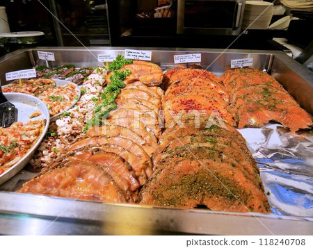 Finnish delicacy: Graavilohi (salmon) Finnish delicacy: Graavilohi (salmon) 118240708