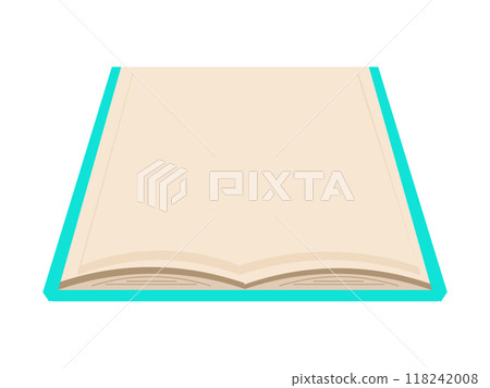 一本雙頁書。打開書本或筆記本。向量圖 一本雙頁書。打開書本或筆記本。向量圖 118242008
