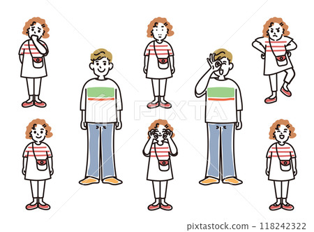 Cute children with various expressions Cute children with various expressions 118242322