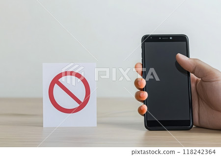 禁止使用智慧型手機的重要性 禁止使用智慧型手機的重要性 118242364