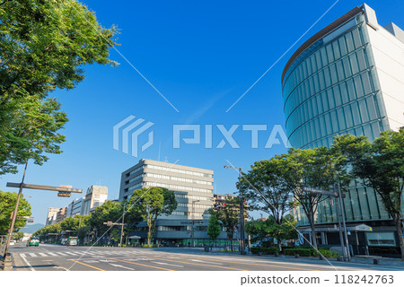 Kyoto cityscape: Karasuma Oike intersection 118242763