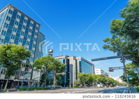 烏丸禦池十字路口西南側風景 烏丸禦池十字路口西南側風景 118243616