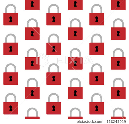 Vector seamless pattern of flat lock 118243919