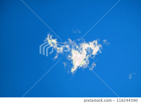 Various fun clouds floating in the blue sky 118244390