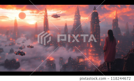 Modern city 118244672