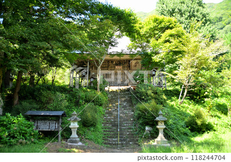 Fukushima Prefecture Minamiaizu District Shimogo Town Okuaizu Thirty-Three Kannon Temples, 10th Temple Daihiden Ono Kannon Fukushima Prefecture Minamiaizu District Shimogo Town Okuaizu Thirty-Three Kannon Temples, 10th Temple Daihiden Ono Kannon 118244704