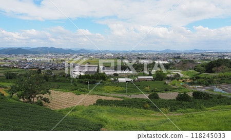 The expanse of the Nobi Plain as seen from Ikeda Town The expanse of the Nobi Plain as seen from Ikeda Town 118245033