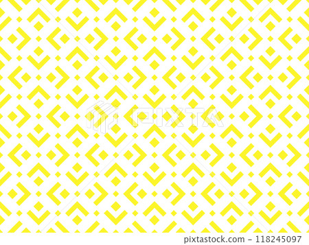 Abstract geometric pattern. A seamless vector background. White and yellow ornament. Graphic modern pattern. Simple lattice graphic design 118245097