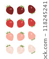 Strawberry set 118245241