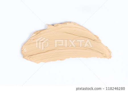 Foundation Stroke on White Background Top View 118246280