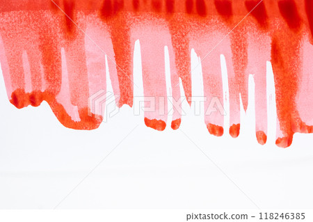 Abstract Red White Background Brushstrokes Red Paint Top View Abstract Red White Background Brushstrokes Red Paint Top View 118246385