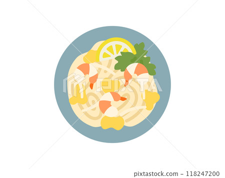 Illustration of Thai food, Pad Thai icon 118247200