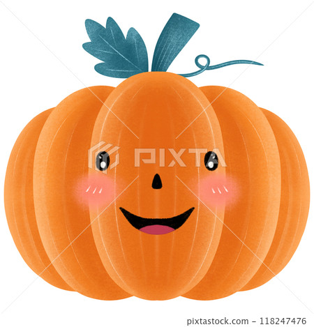 cute pumpkin face. Happy Halloween collection pumpkins cute pumpkin face. Happy Halloween collection pumpkins 118247476