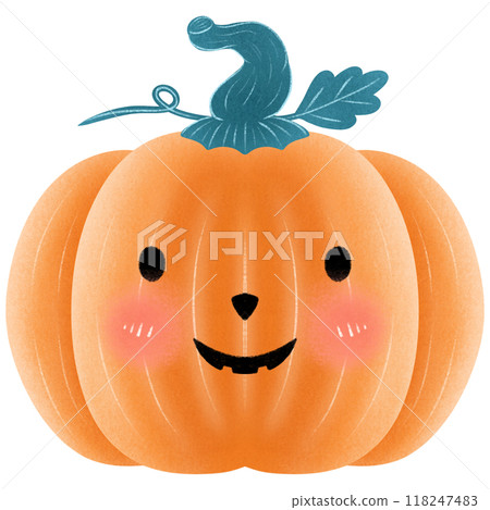Main symbol of Happy Halloween holiday. halloween pumpkin with smile face 118247483